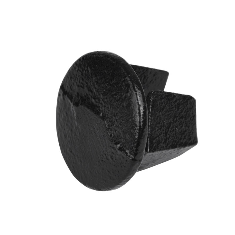 Stopfen, Metall schwarz 26,9 mm (¾”)