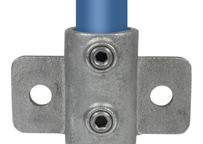 Rohrverbinder Stahlguss schweres Rohrverbindungseckstück 90° flach